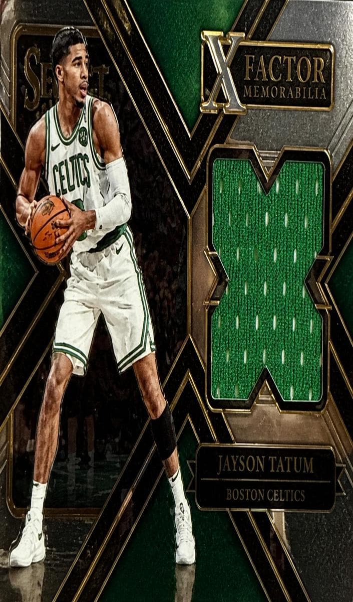 Jayson Tatum 2017 panini Select X-factor Memorabilia
