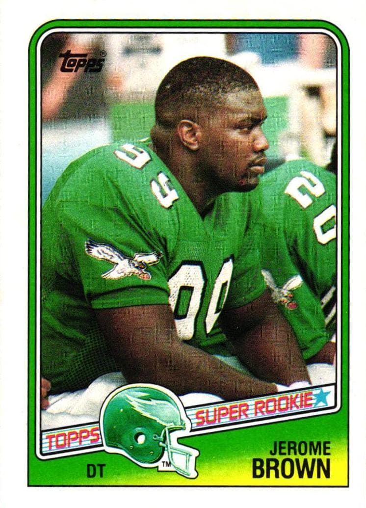 Jerome Brown trading card