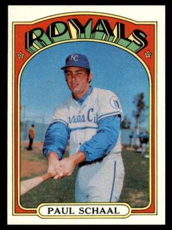 Paul Schaal 1972 topps Topps