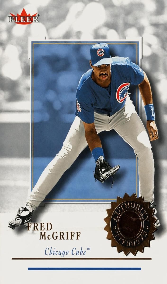 Fred McGriff 2001 fleer Fleer Authority