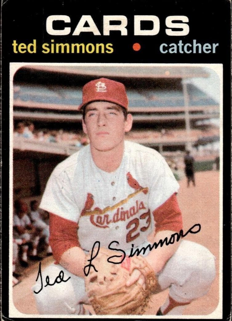 Ted Simmons 1971 topps O-Pee-Chee