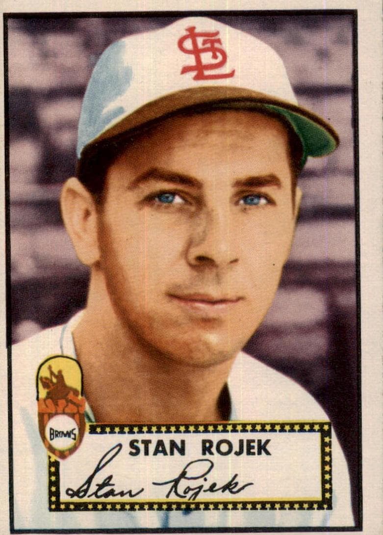Stan Rojek 1952 topps Topps