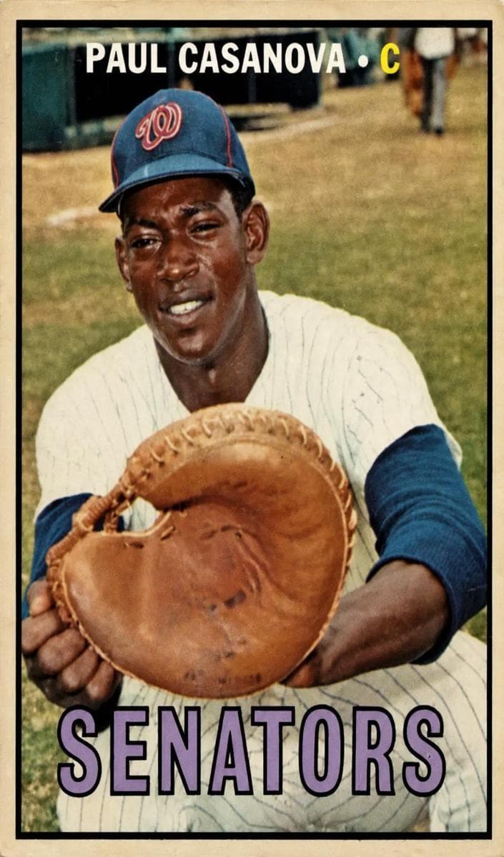 Paul Casanova 1967 topps