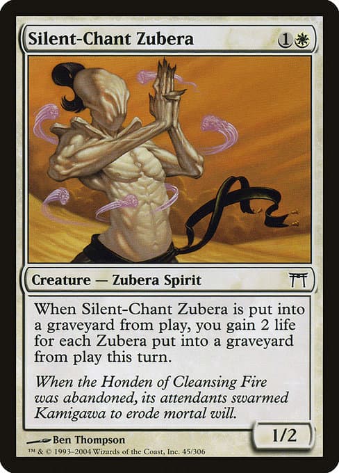 Silent-Chant Zubera 2004 Magic: The Gathering Champions of Kamigawa