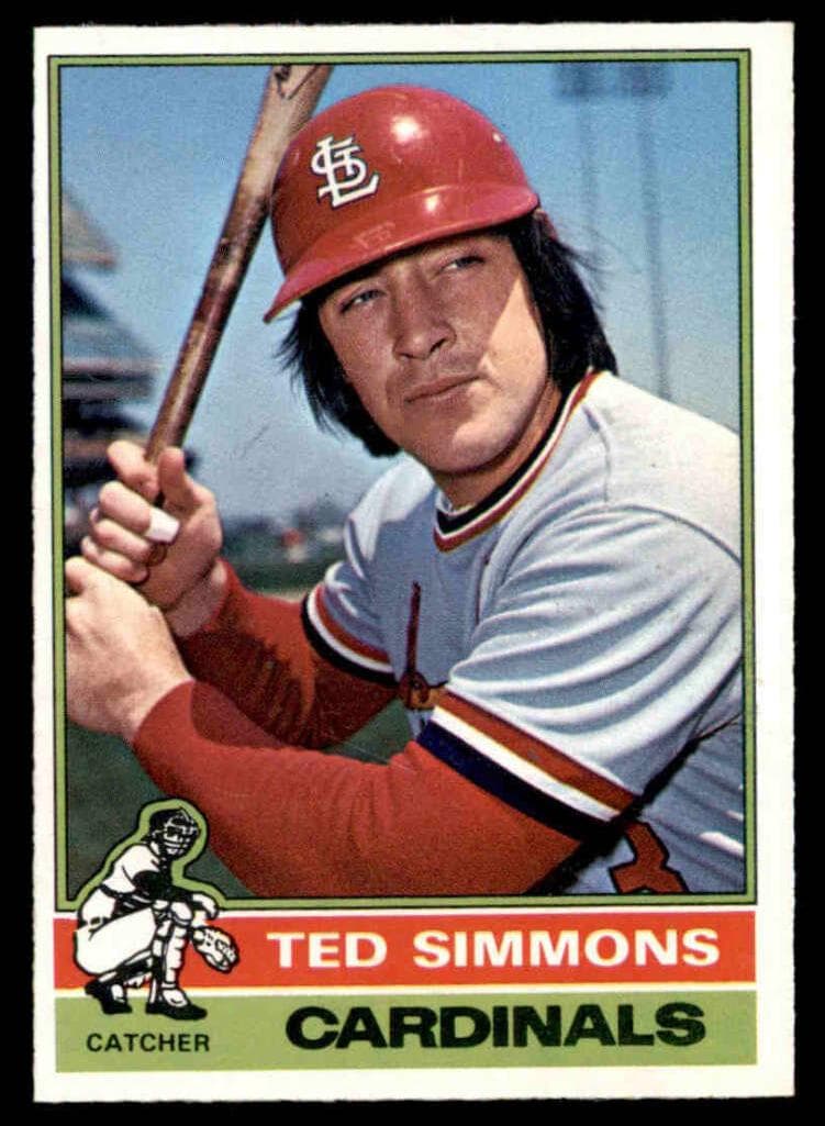 Ted Simmons 1976 topps O-Pee-Chee