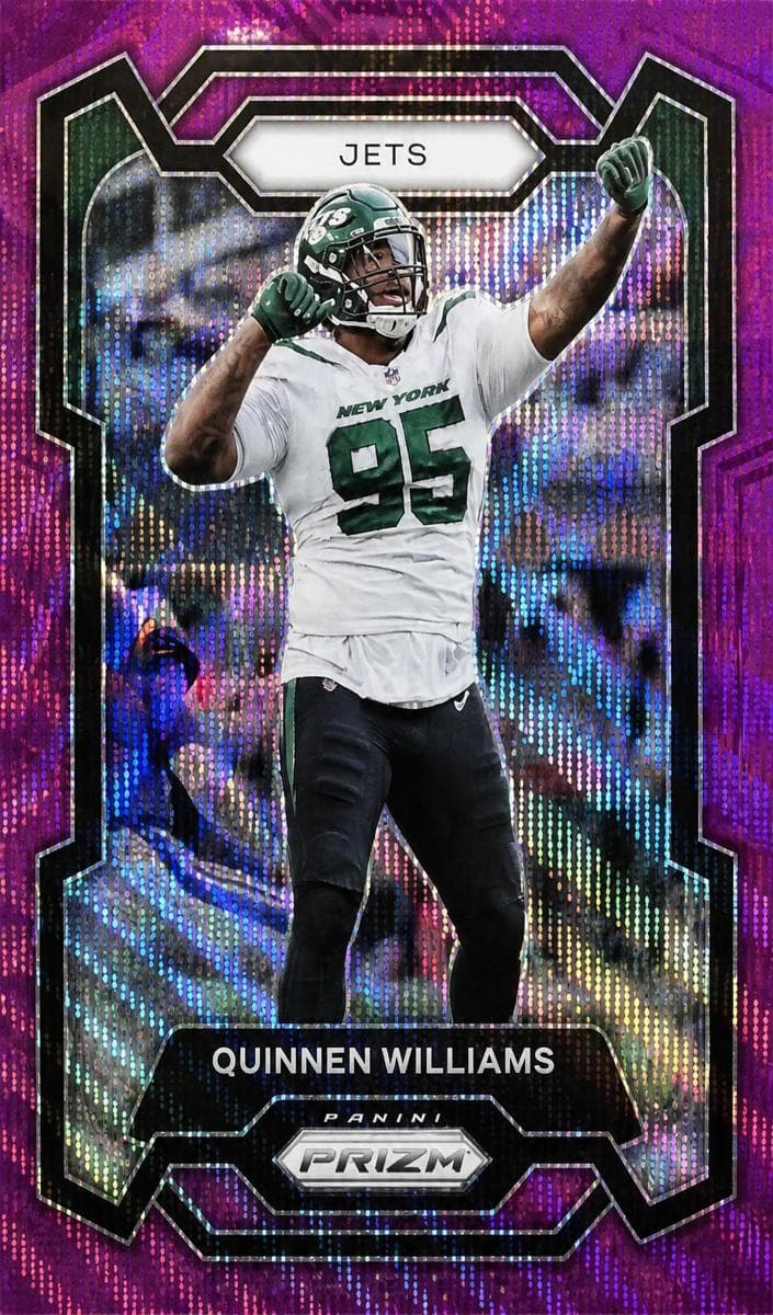 Quinnen Williams trading card