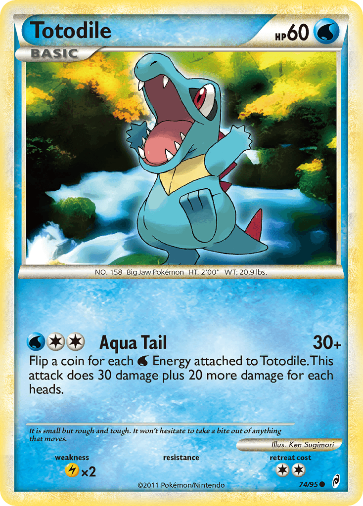 Totodile 2011 Pokemon Call of Legends