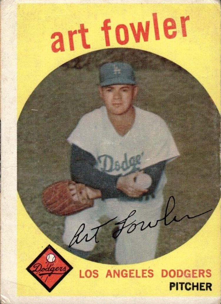 Art Fowler 1959 topps Topps