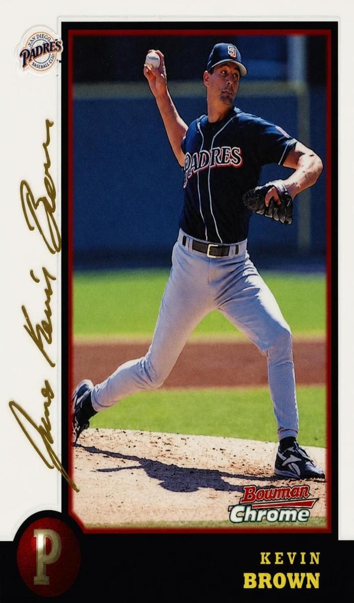 Kevin Brown 1998 bowman Bowman Chrome