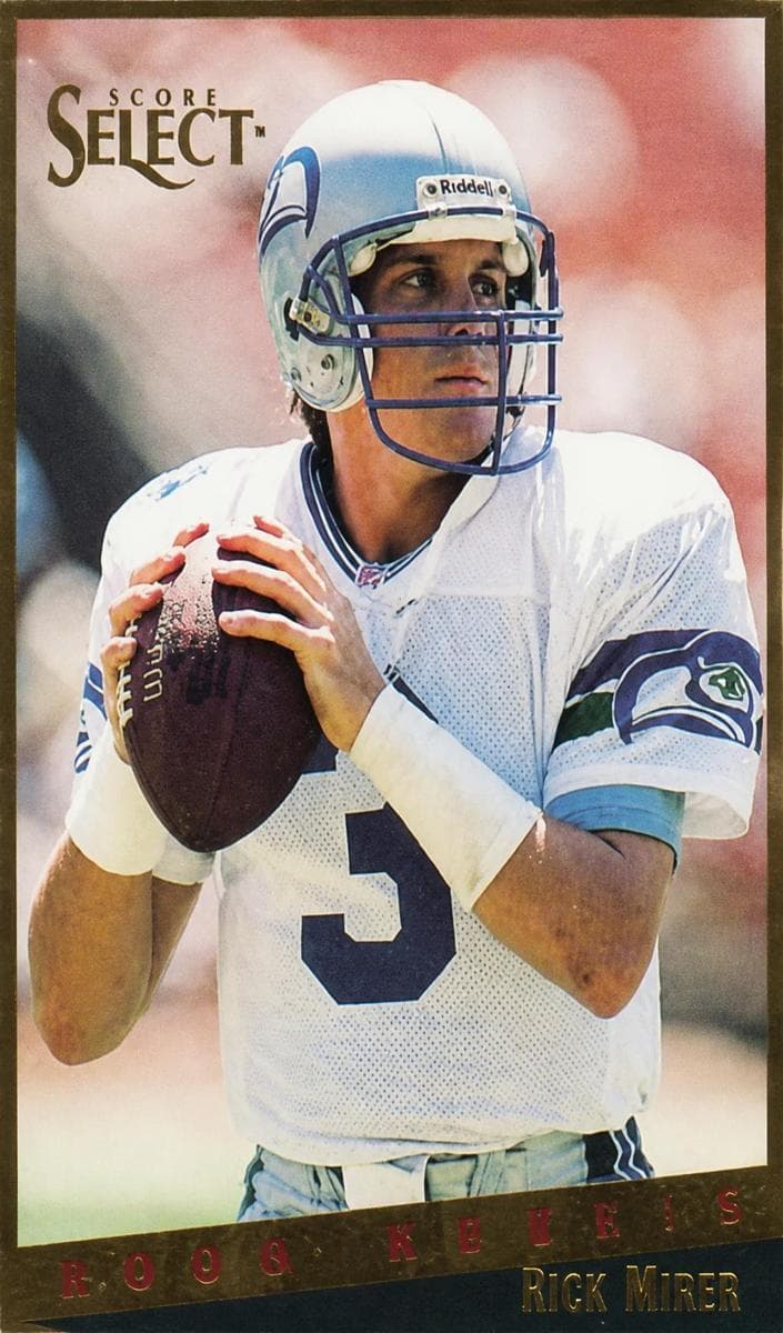 Rick Mirer 1993 panini