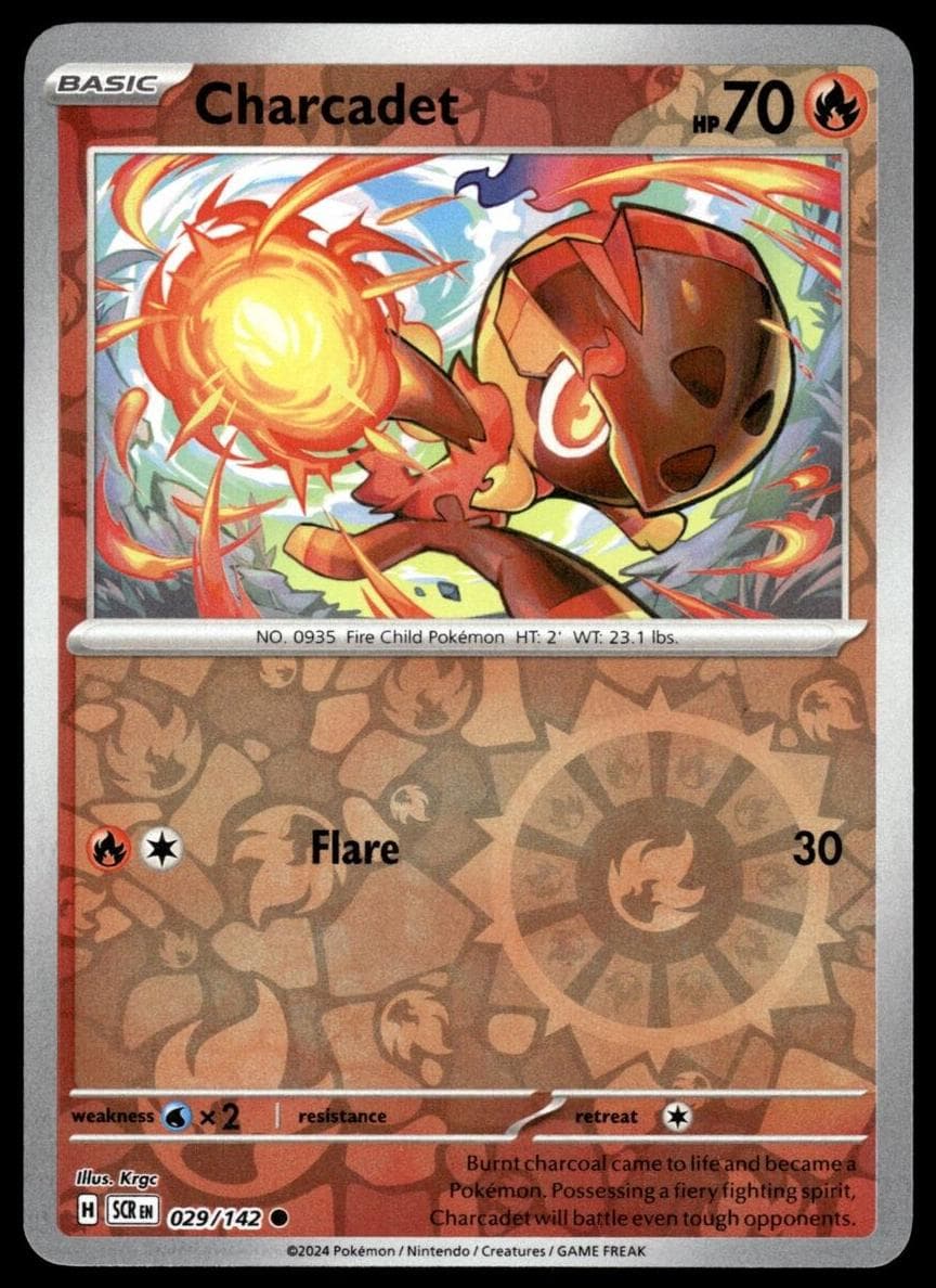 Charcadet trading card