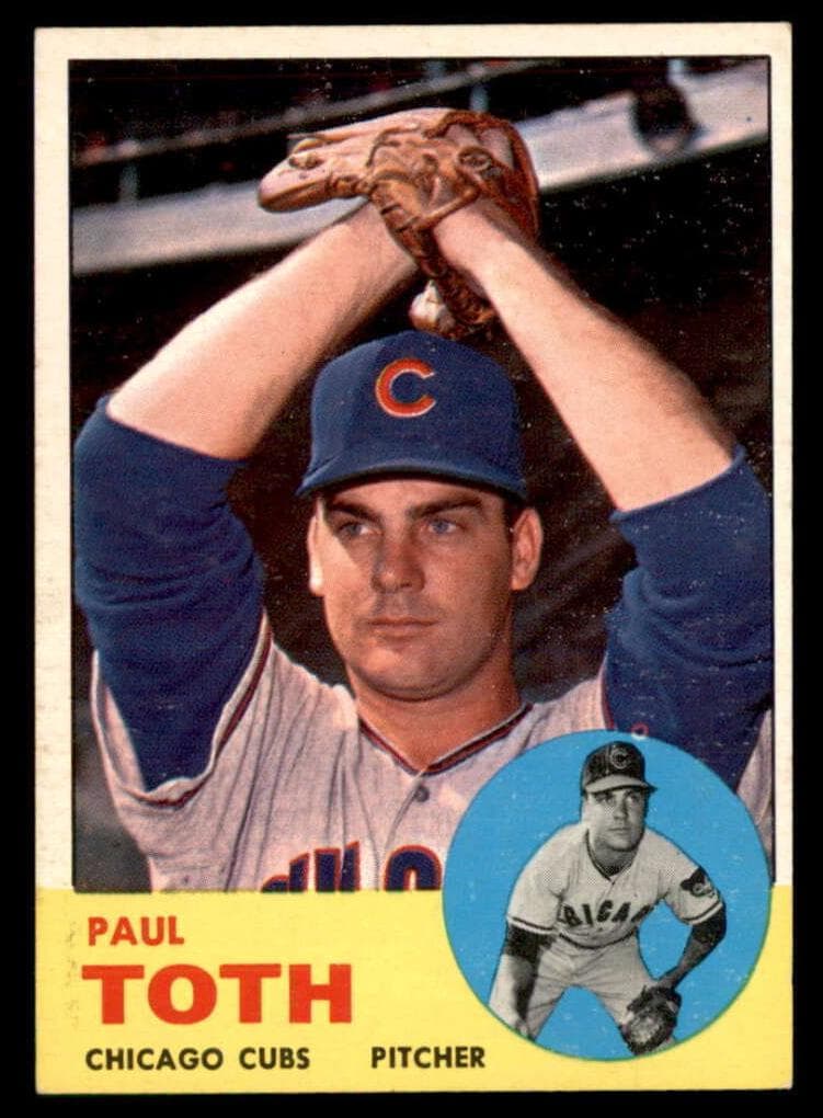 Paul Toth 1963 topps Topps