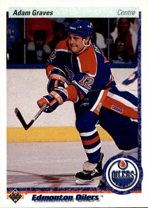 Adam Graves 1990 upper-deck Upper Deck