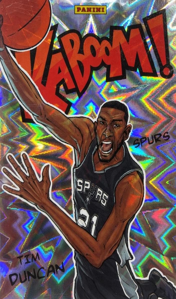 Tim Duncan 2014 panini Excalibur Kaboom