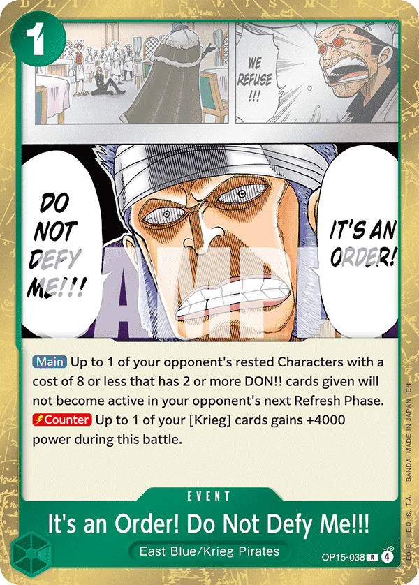 It's an Order! Do Not Defy Me!!! 2026 One Piece Adventure on Kami's Island