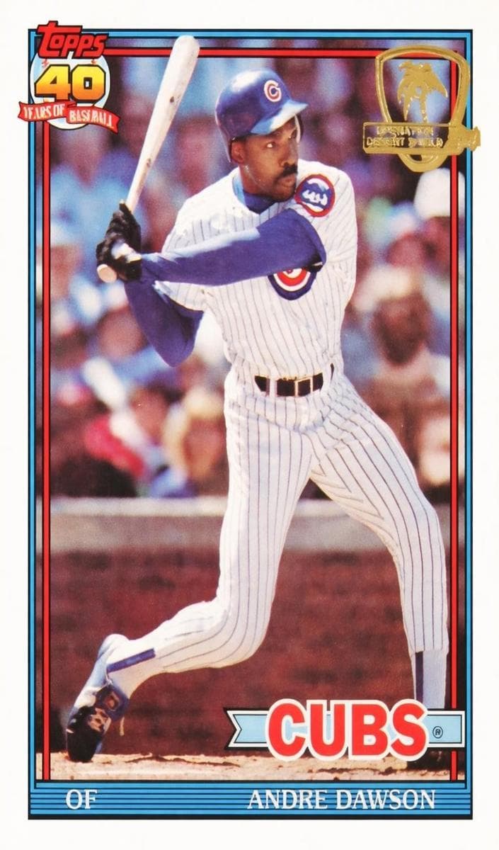 Andre Dawson 1991 topps Topps