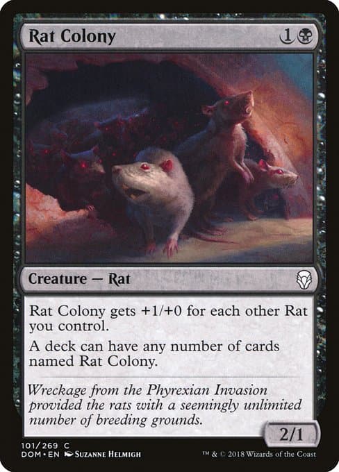 Rat Colony 2018 Magic: The Gathering Dominaria