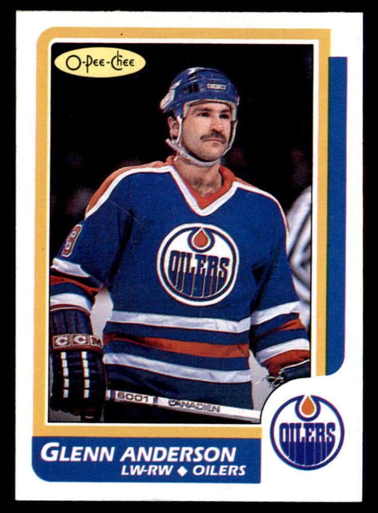 Glenn Anderson trading card