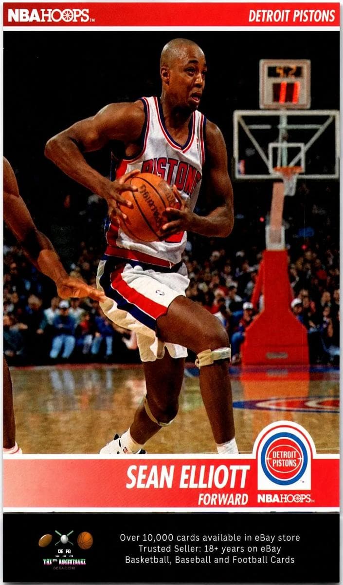 Sean Elliott 1994 panini Hoops