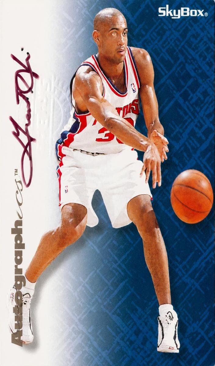 Grant Hill 1996 panini Hoops