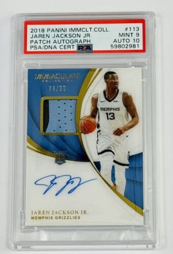 Jaren Jackson Jr. 2018 panini