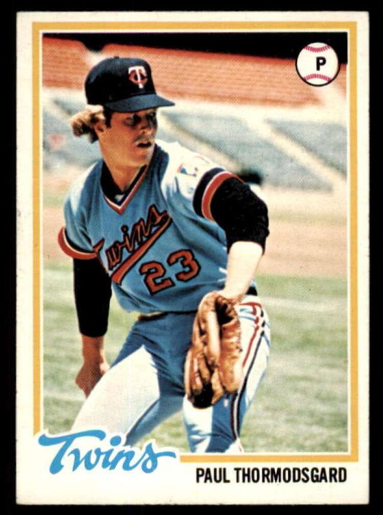 Paul Thormodsgard 1978 topps Topps