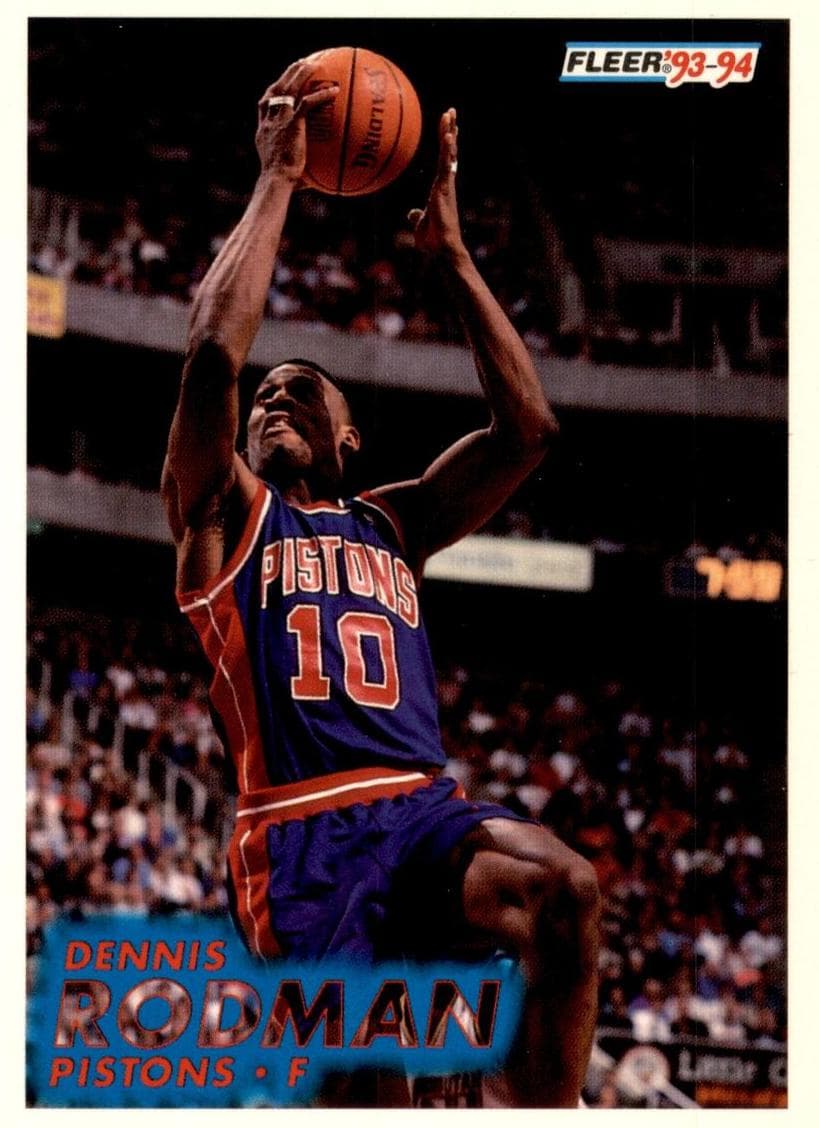 Dennis Rodman 1993 fleer Fleer