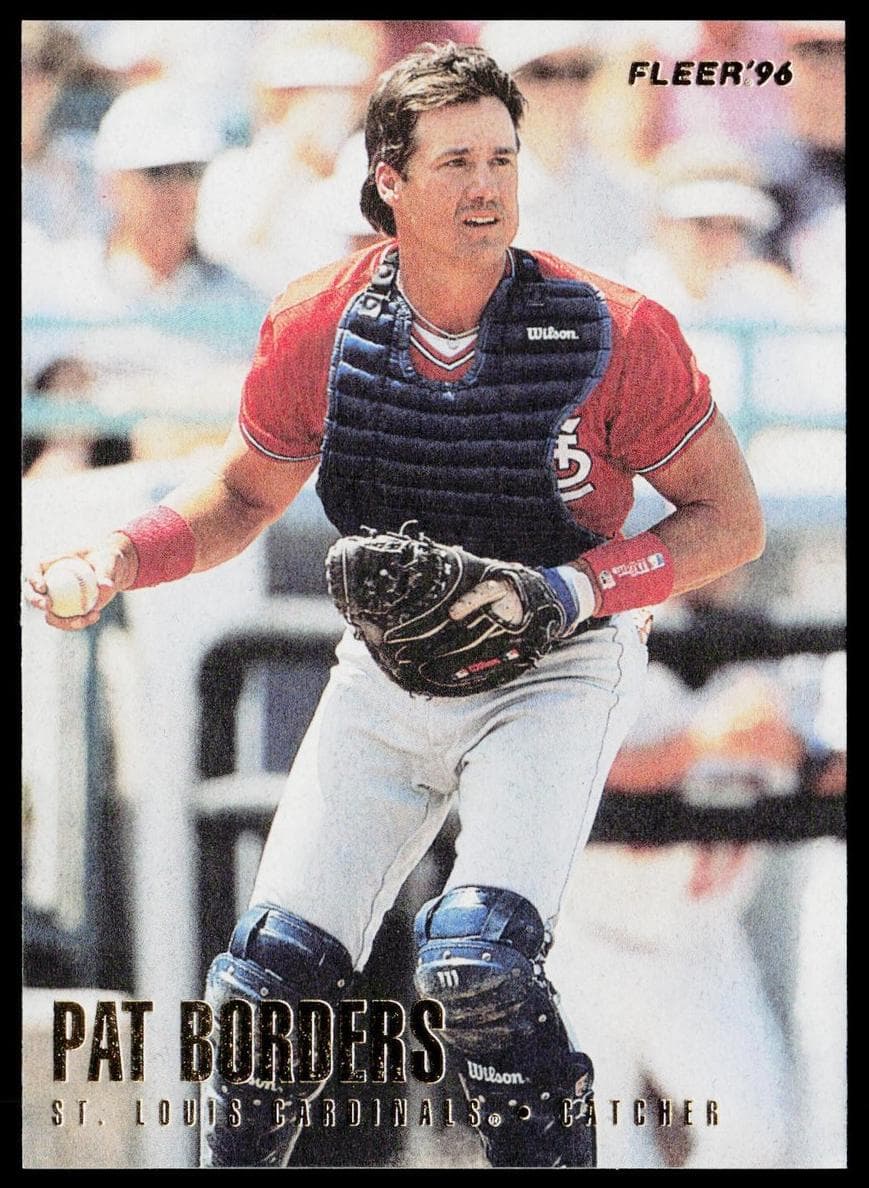 Pat Borders 1996 fleer Fleer Update