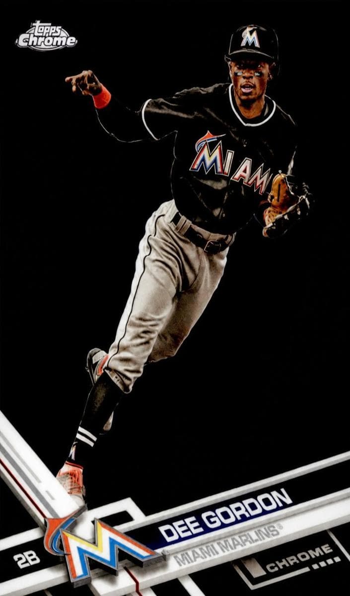 Dee Gordon 2017 topps Topps Chrome
