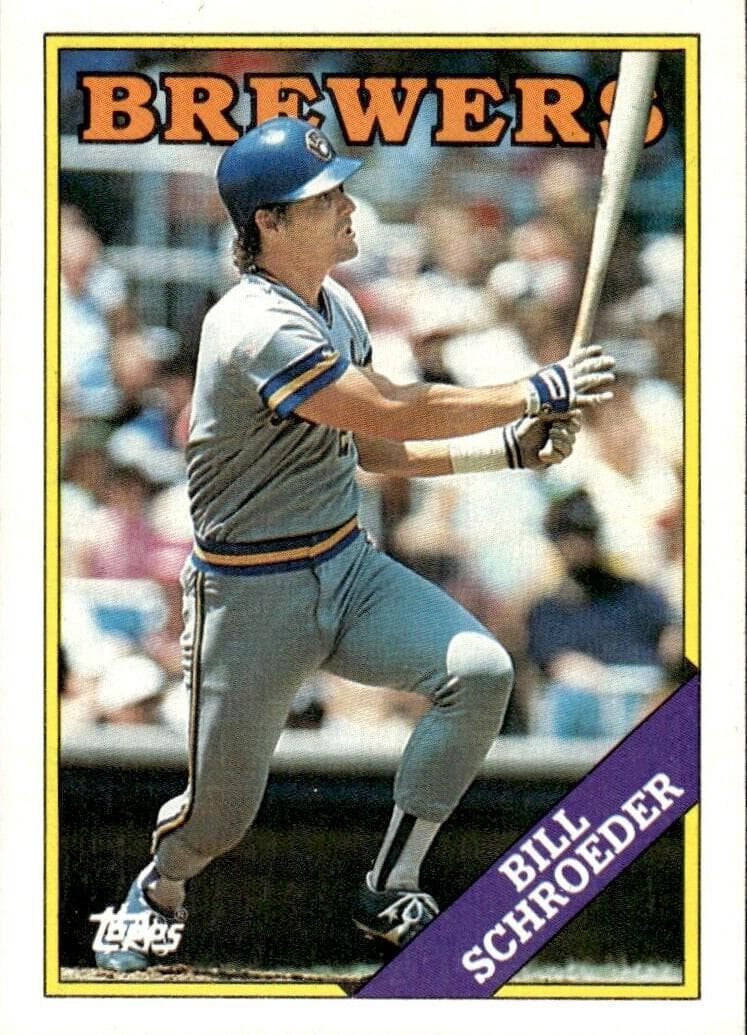 Bill Schroeder 1988 topps Topps