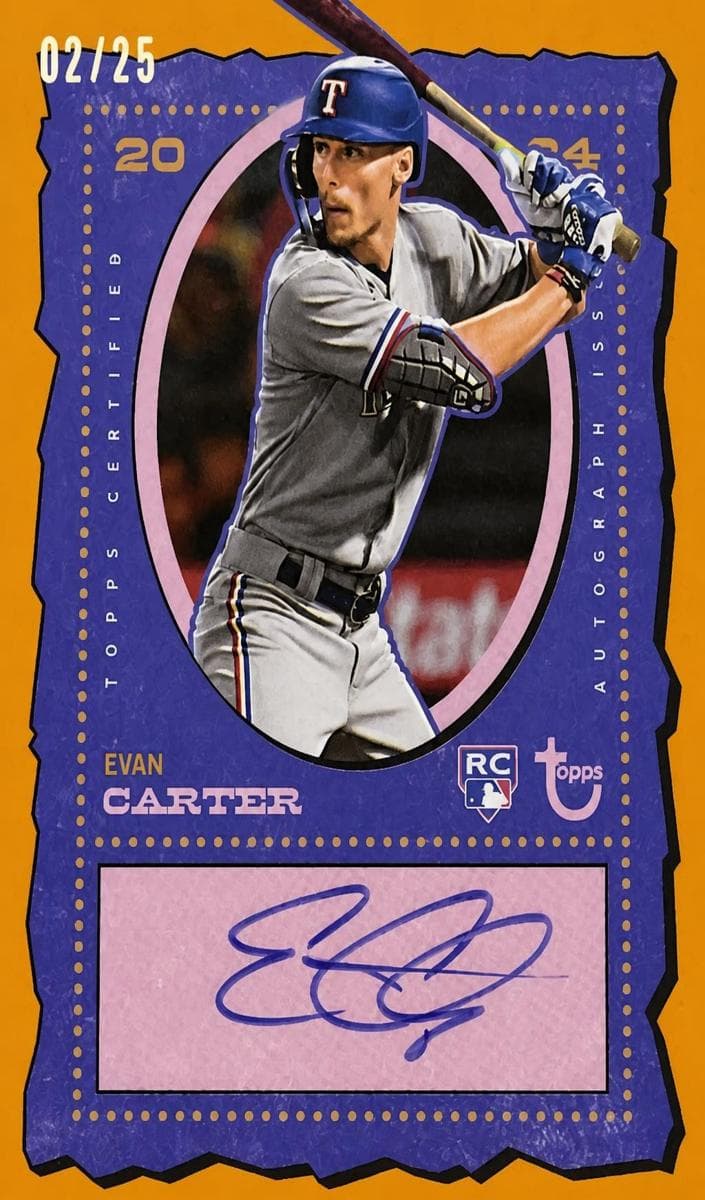 Evan Carter 2024 topps