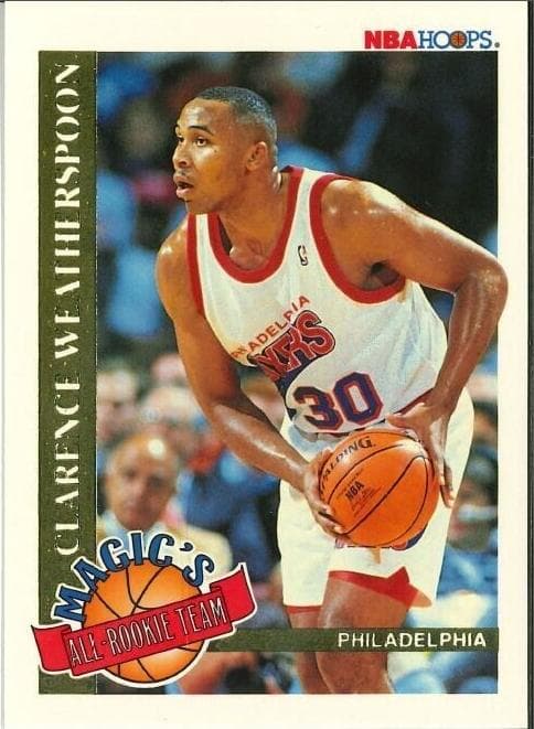 Clarence Weatherspoon 1992 panini Hoops
