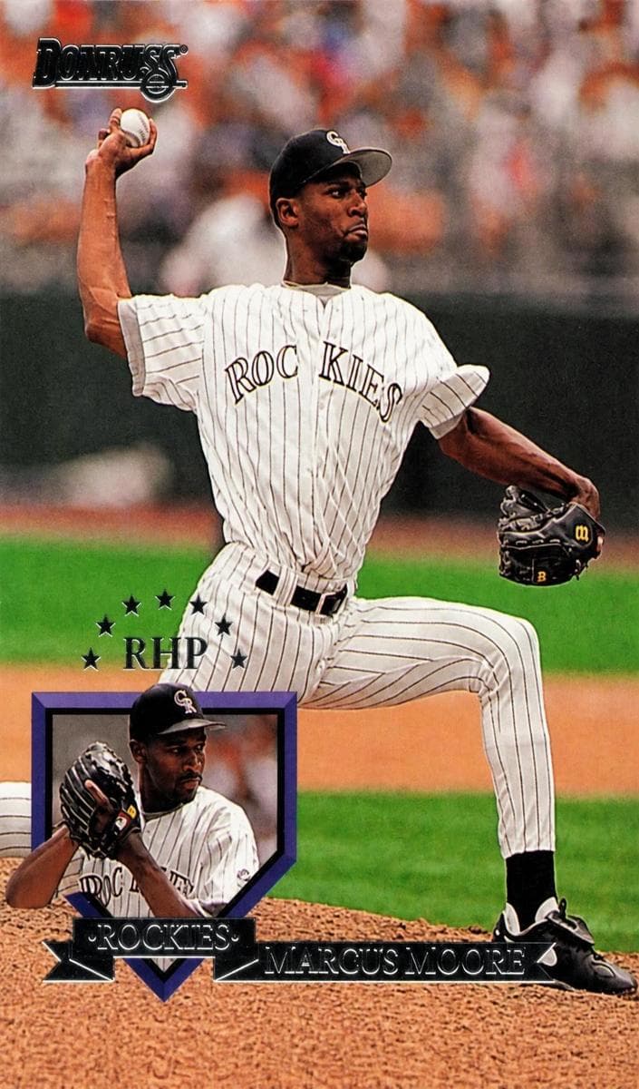 Marcus Moore 1995 panini Donruss