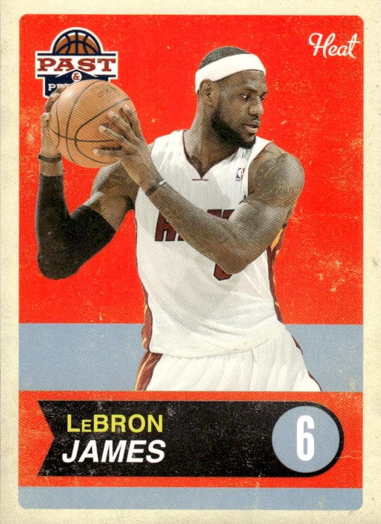 Lebron James 2011 panini Past & Present