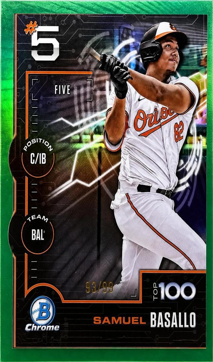 Samuel Basallo 2025 bowman Bowman