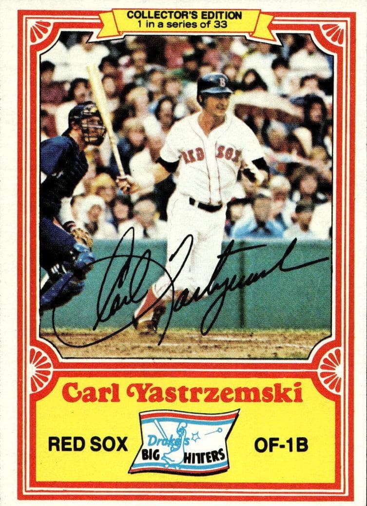 Carl Yastrzemski 1981 topps