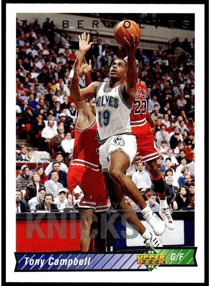 Tony Campbell 1992 upper-deck Upper Deck