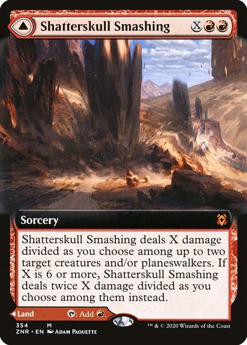 Shatterskull Smashing & Shatterskull, the Hammer Pass 2020 Magic: The Gathering Zendikar Rising Extended Art