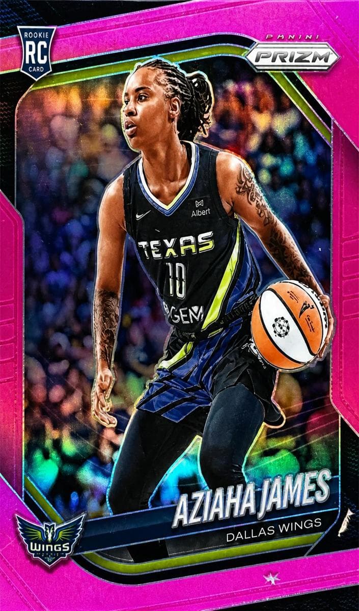 Aziaha James trading card