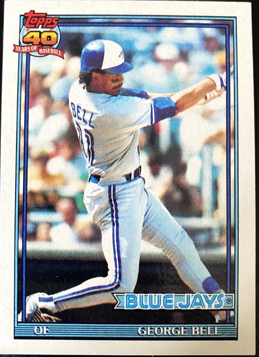 George Bell 1991 topps