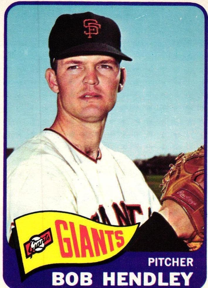 Bob Hendley 1965 topps Topps