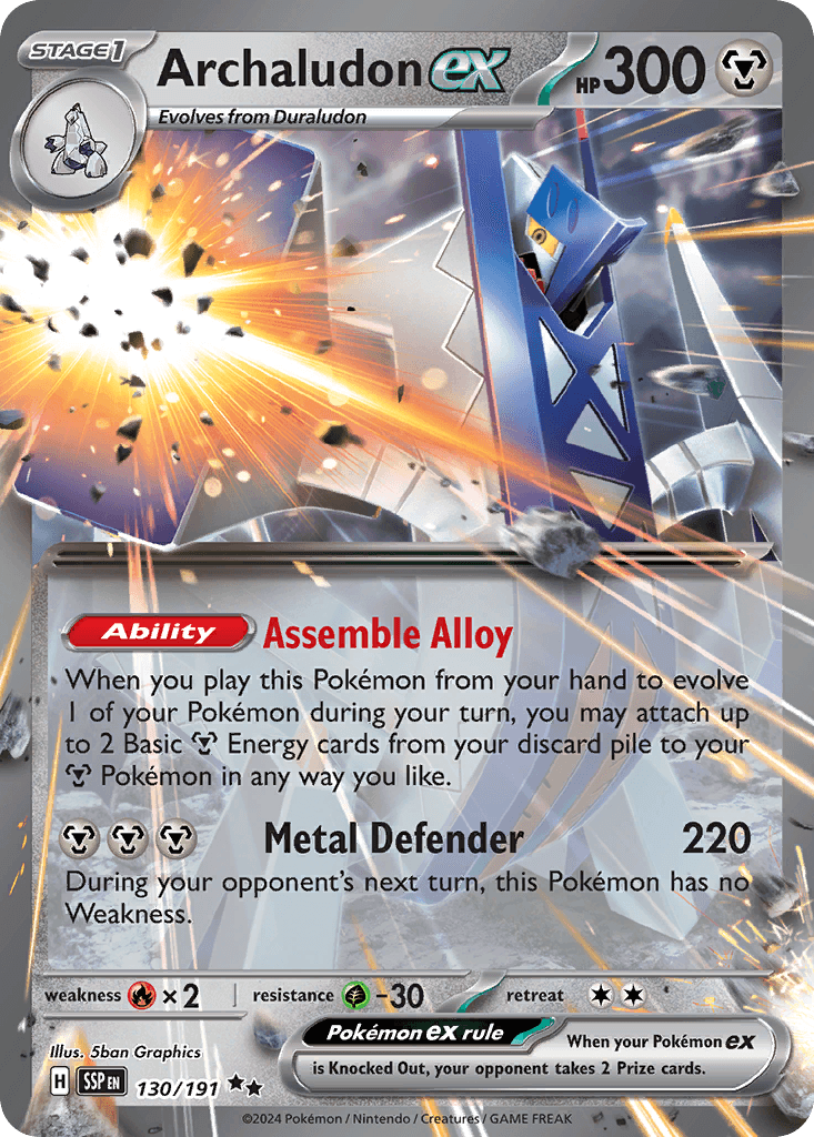 Archaludon Ex 2024 Pokemon