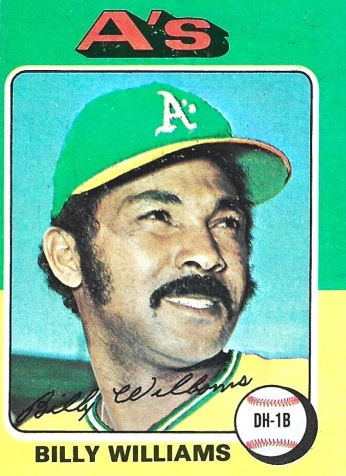 Billy Williams 1975 topps Topps