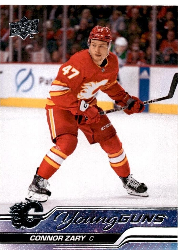 Connor Zary trading card