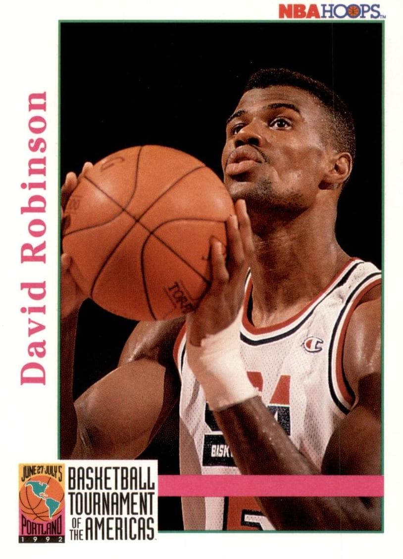 David Robinson 1992 panini Hoops