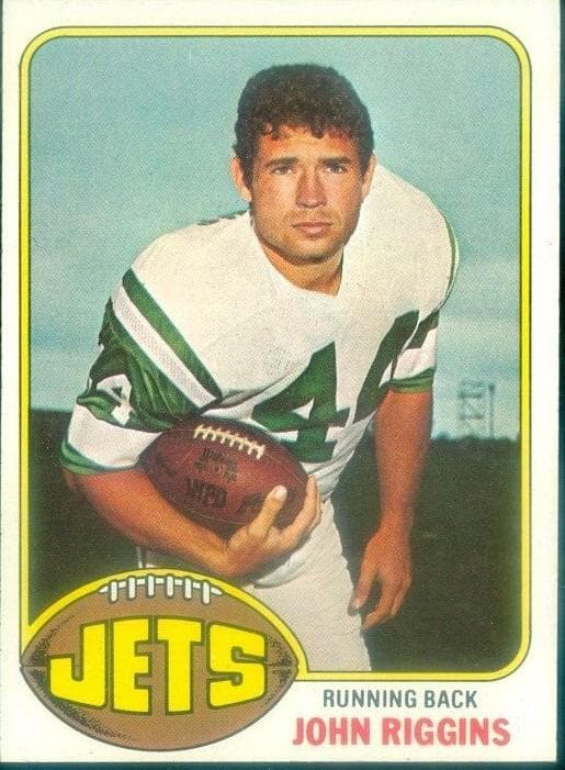 John Riggins 1976 topps Topps