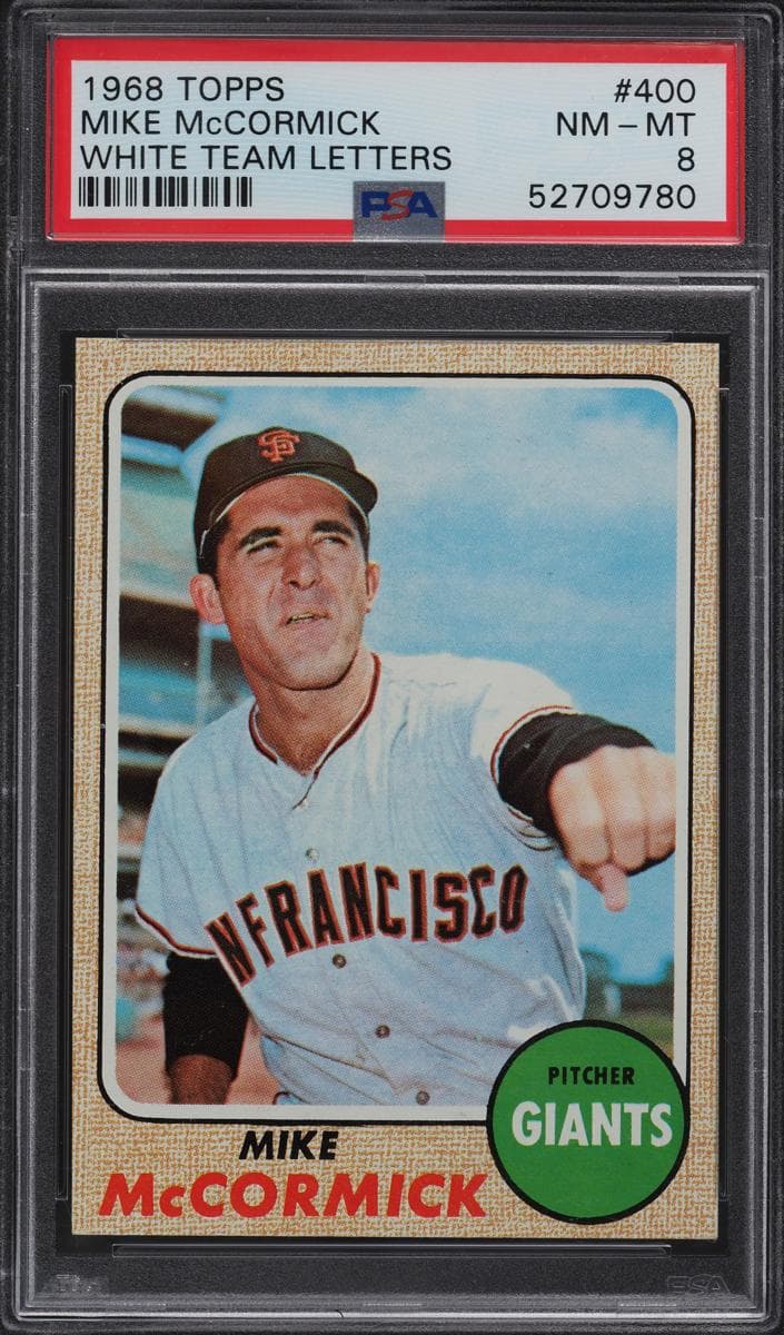 Mike McCormick 1968 topps Topps