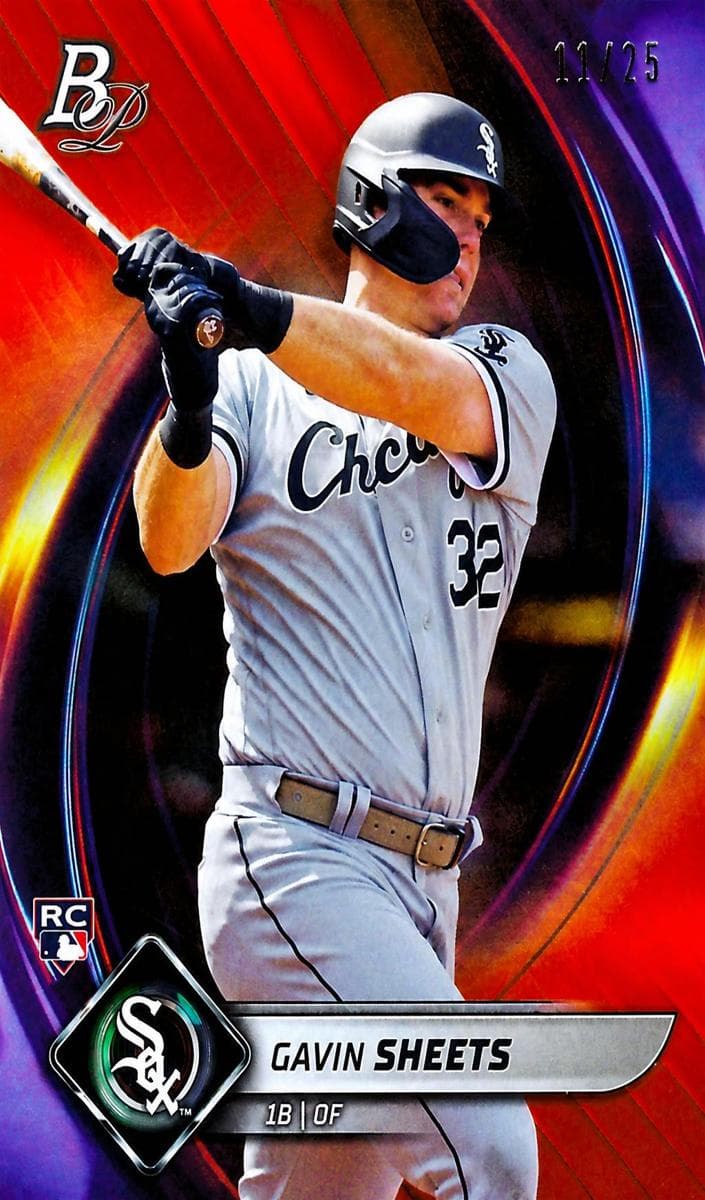 Gavin Sheets 2022 bowman Bowman Platinum