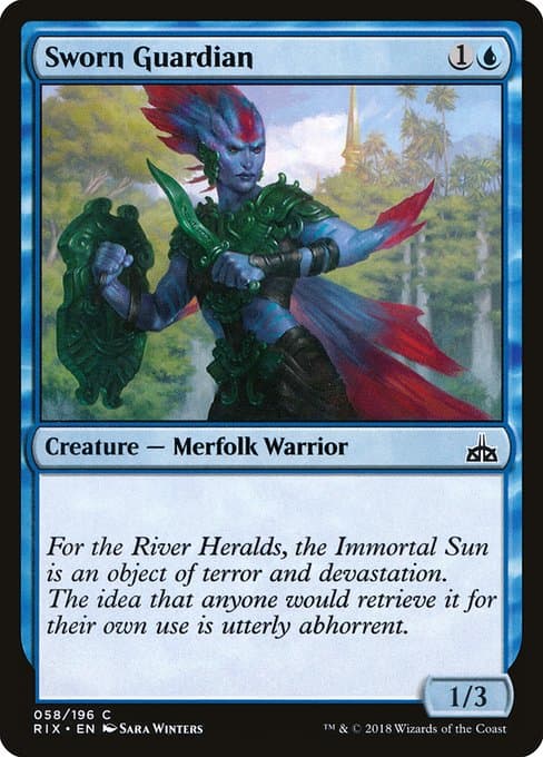 Sworn Guardian 2018 Magic: The Gathering Rivals of Ixalan