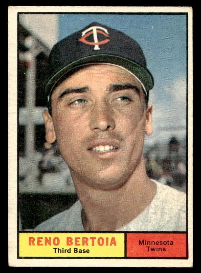 Reno Bertoia 1961 topps Topps